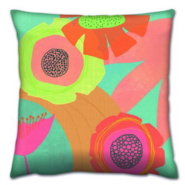 Aberto Design Cojín Multicolor 43 x 43 cm